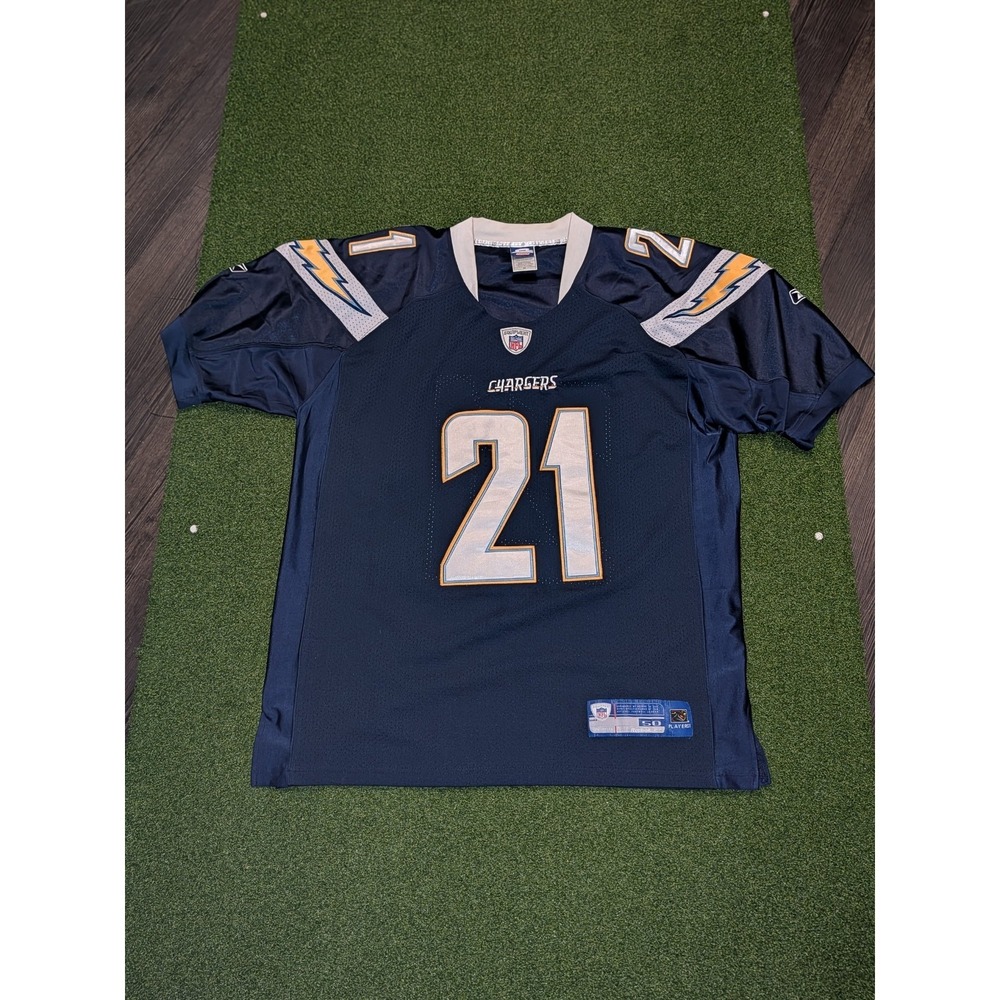Reebok San Diego Chargers LaDainian Tomlinson #21 NFL Navy Jersey Men 50